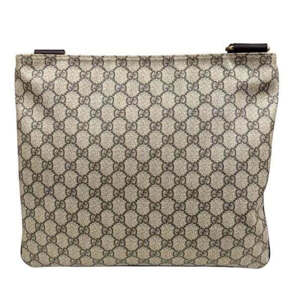 GUCCI Authentic Brown Canvas Shoulder Bag - Picture 3 of 14